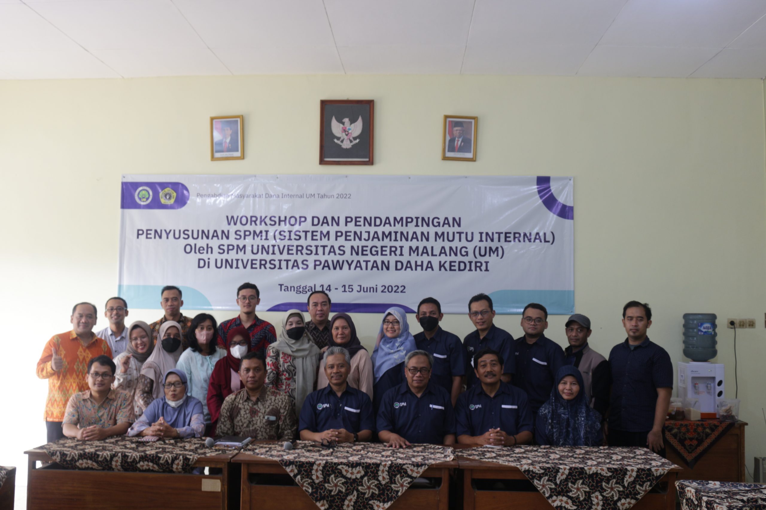 SPM UM melaksanakan Pengabdian Masyarakat ke Universitas Pawyatan Daha Kediri