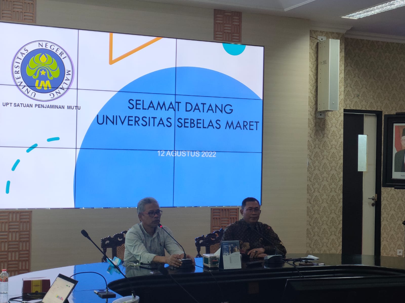 KUATKAN PENJAMINAN MUTU, UNIVERSITAS SEBELAS MARET KUNJUNGI UM