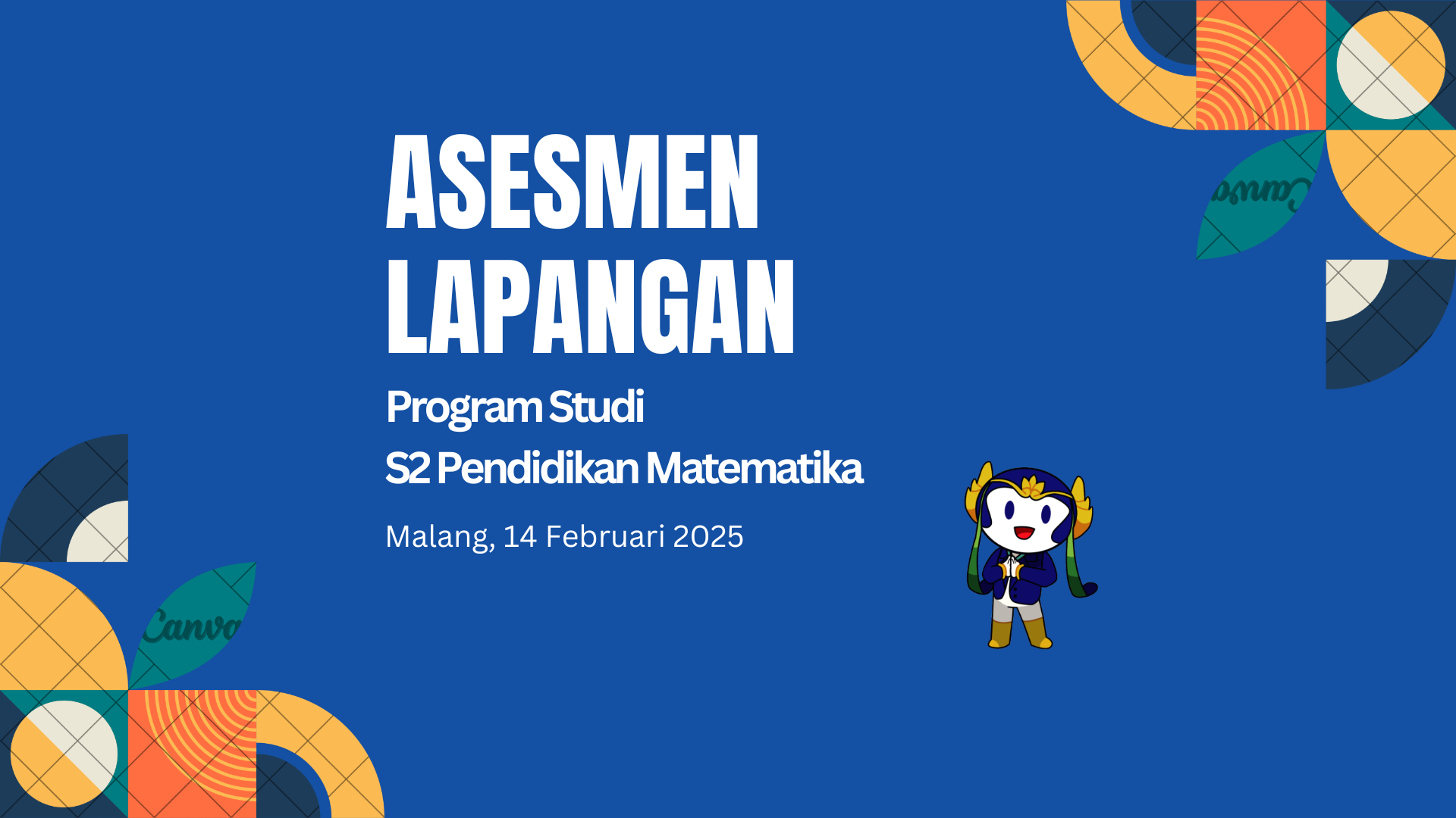 Pelaksanaan Asesmen Lapangan Program Studi S2 Pendidikan Matematika Universitas Negeri Malang oleh LAMDIK